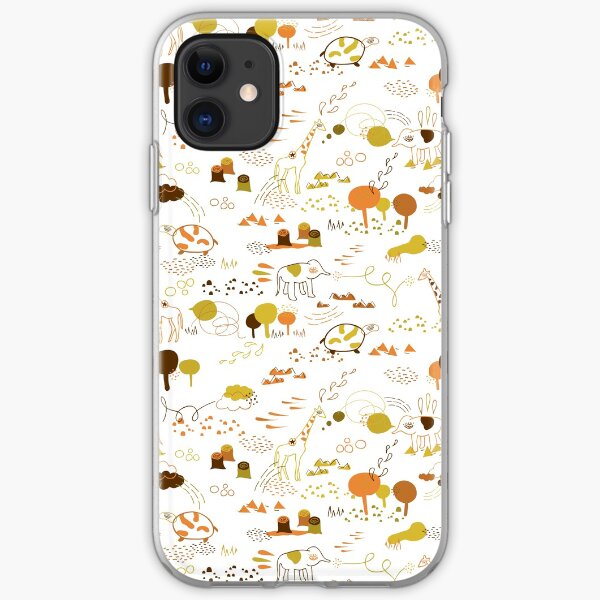 Animal Pattern Series – Safari Wildlife iPhone Soft Case