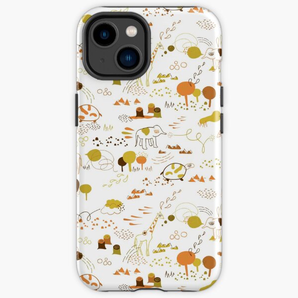 Animal Pattern Series – Safari Wildlife iPhone Tough Case