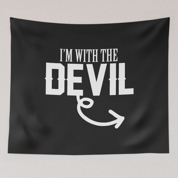 Item preview, Im With The Devil matching halloween costume for couples designed and sold by hadleydesigns.