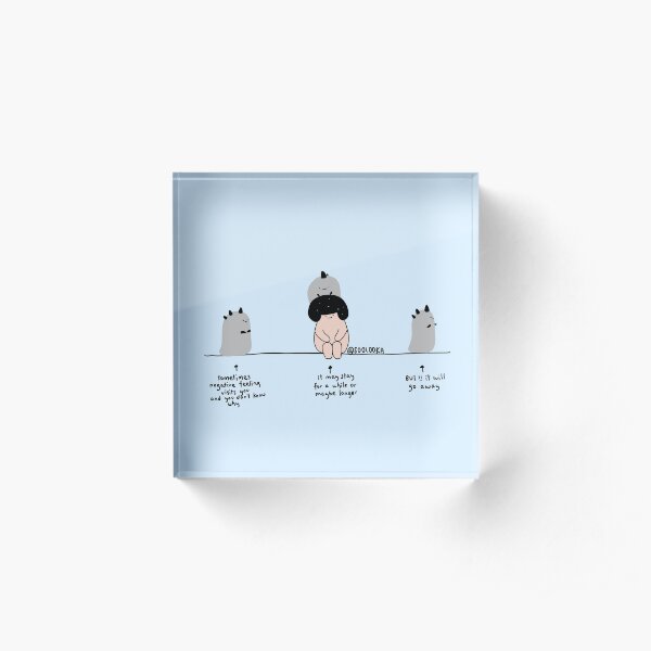 Let it come Let it go Acrylic Block