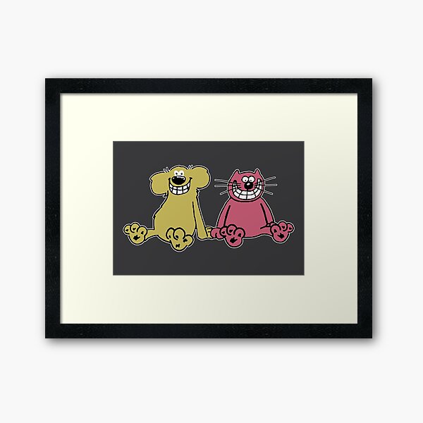 Roobarb and Custard Framed Art Print