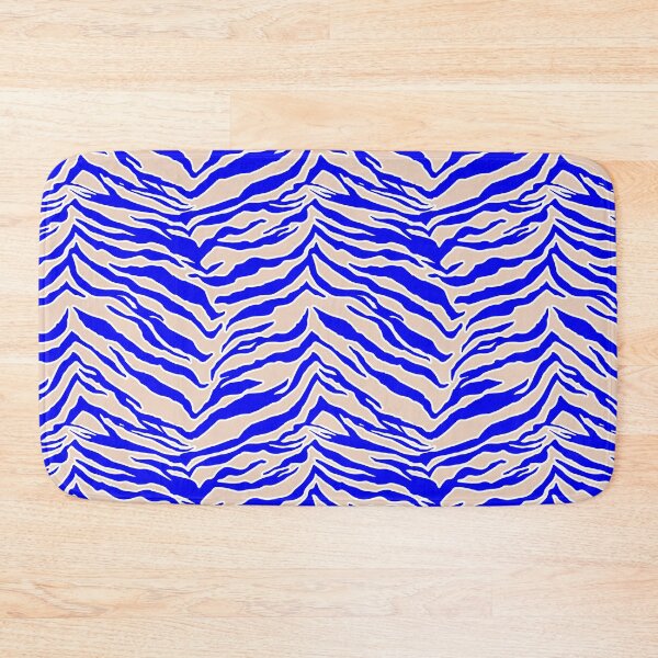 Item preview, Tiger Print - Cobalt Blue designed and sold by SilverPegasus.