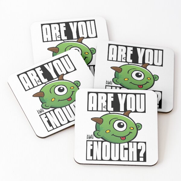 Item preview, Are You Alien Enough? Kawaii Lovable Cute Adorable Cartoon Green Alien designed and sold by ProjectX23.