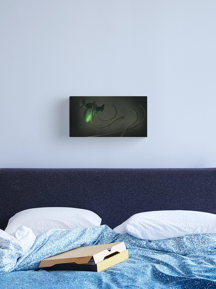 Thumbnail 1 of 3, Canvas Print, The Chieftain’s totem designed and sold by Akrisconcept.