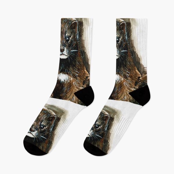 Item preview, European Mink Watercolor FIEB designed and sold by belettelepink.