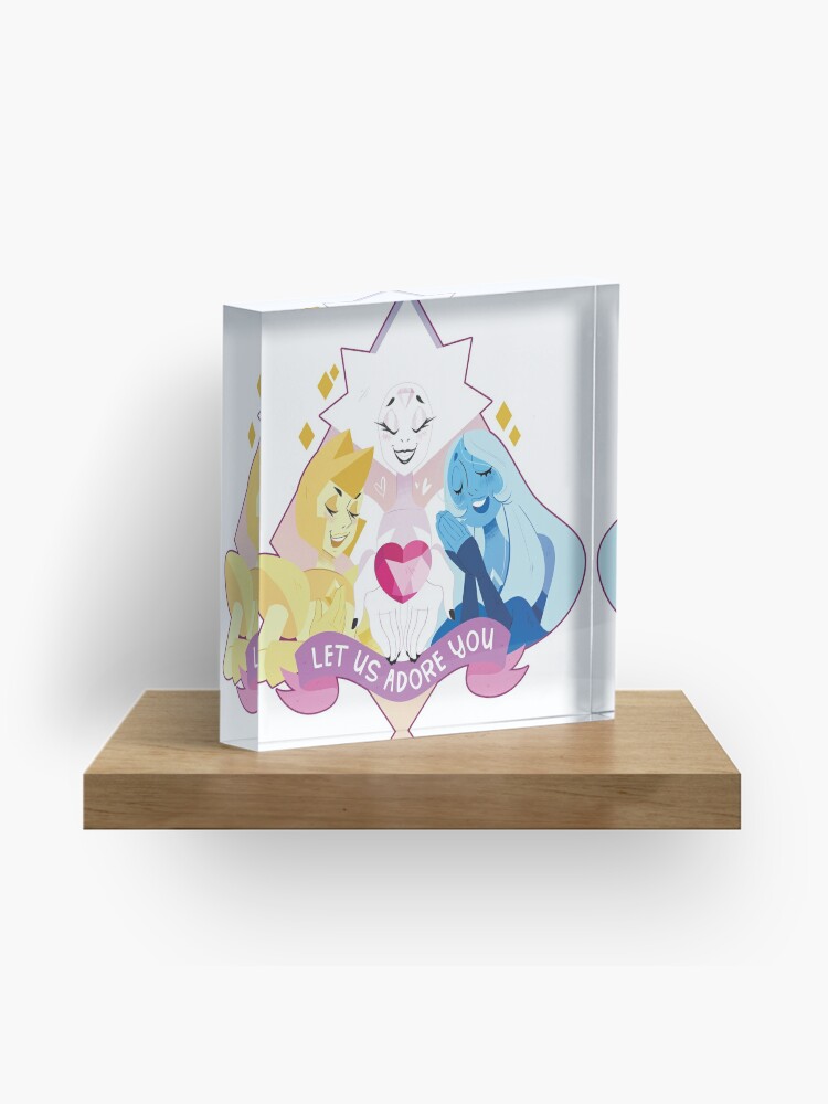 Acrylic Block, Steven Universe diamonds designed and sold by Gamer-threads