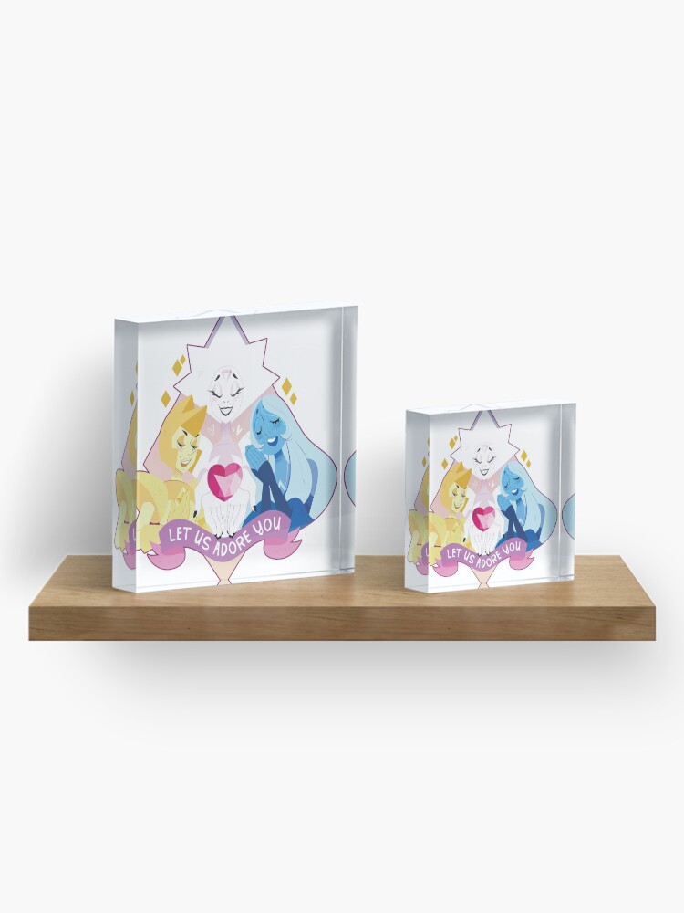 Thumbnail 4 of 5, Acrylic Block, Steven Universe diamonds designed and sold by Gamer-threads.