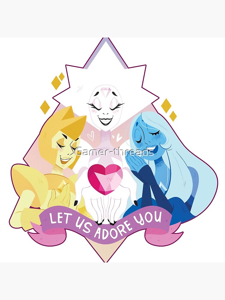 Thumbnail 5 of 5, Acrylic Block, Steven Universe diamonds designed and sold by Gamer-threads.