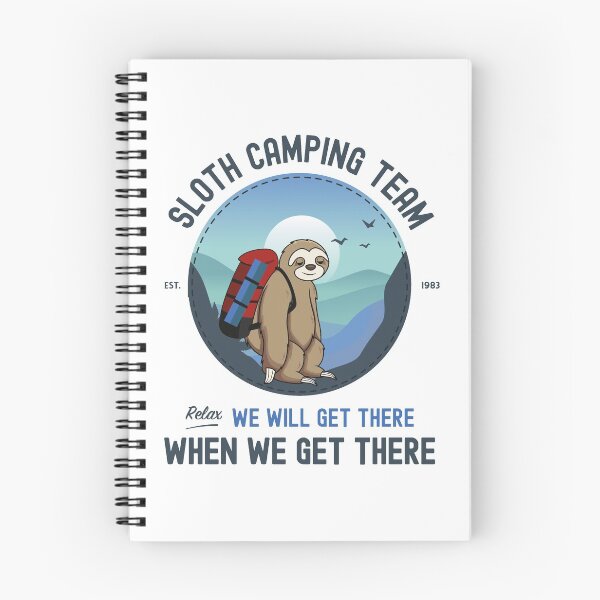 Item preview, Sloth Camping, Sloth Camping Team  designed and sold by Space Fox.