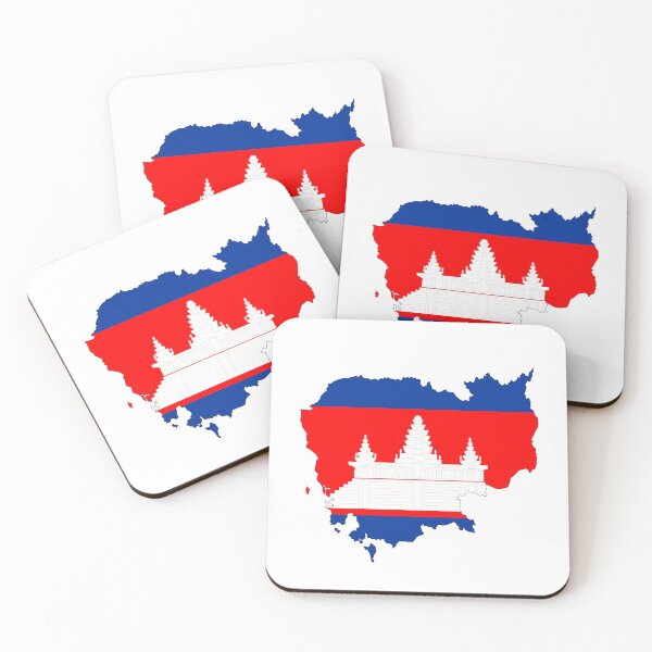 Item preview, cambodia flag map copy designed and sold by tony4urban.