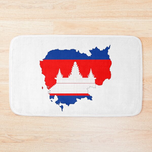 Item preview, cambodia flag map copy designed and sold by tony4urban.