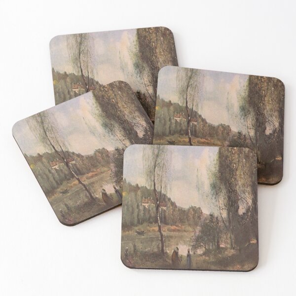 Item preview, Pond of Ville d'Avray-Camille Corot designed and sold by LexBauer.