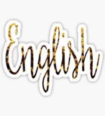 English Sticker