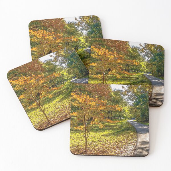 Item preview, Autumn Shadows Walkway Painterly designed and sold by mljdwhite.