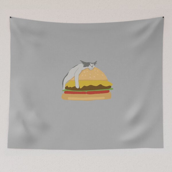 Item preview, Burger cat  designed and sold by Rowant.