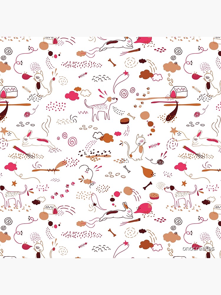 Animal Pattern Series – Domestic Pets by onocreates