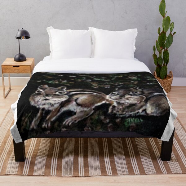 Chip And Dale Throw Blanket