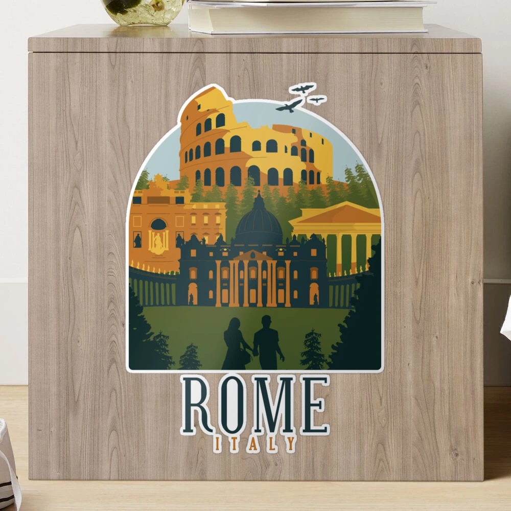 Visit my city - Aimant décoratif Rome