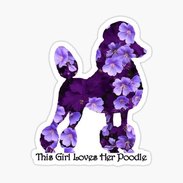 Item preview, This Girl Loves Her Poodle designed and sold by ThePoodleandCo.