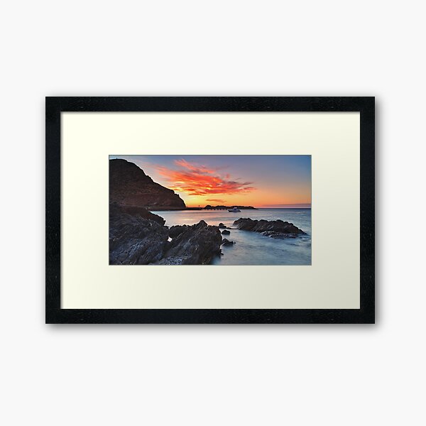Second Valley Sunset Framed Art Print