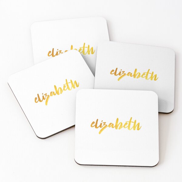 Item preview, Elizabeth, golden lettering name designed and sold by hollanov98.
