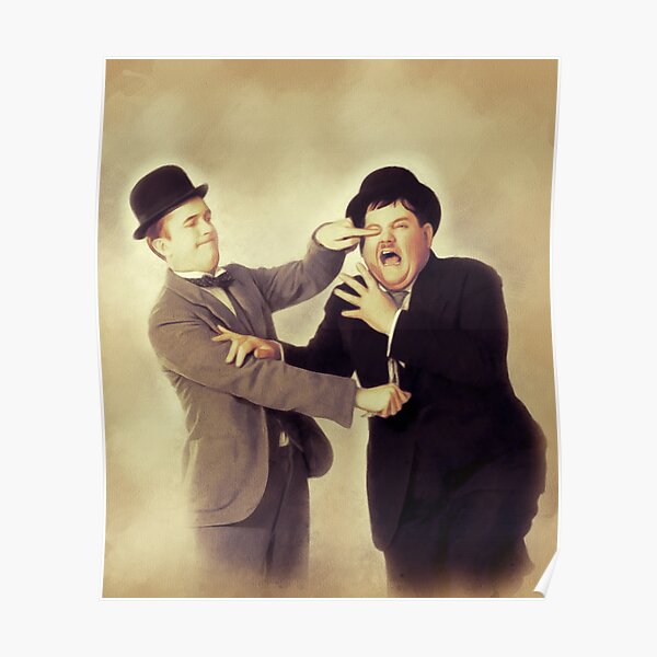 Laurel and Hardy, Hollywood Legends Poster