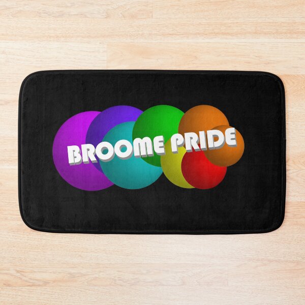 Item preview, Broome Pride Deconstructed 3D Logo White designed and sold by BroomePride.