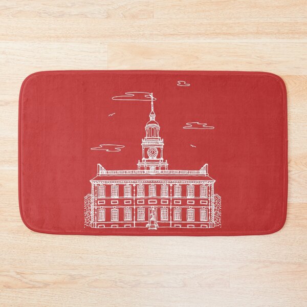 Item preview, Independence Hall, Philadelphia | White  designed and sold by CreateWandrlust.