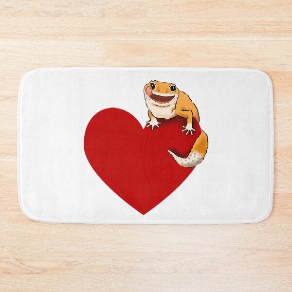 Item preview, Leopard Gecko on Red Heart, Leopard Gecko Lover, Leopard Gecko Licking Eye designed and sold by Furkid Studio.