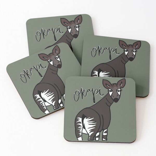 Item preview, Okapi with name designed and sold by bellamousse design co.