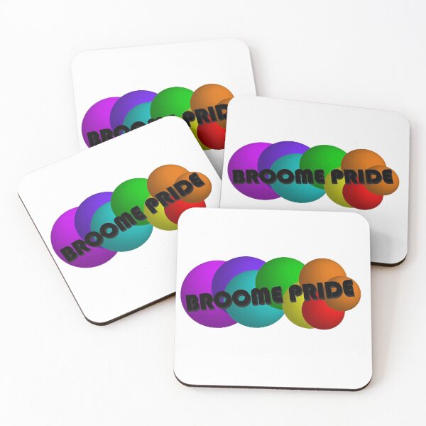 Item preview, Broome Pride Deconstructed 3D Logo Black designed and sold by BroomePride.