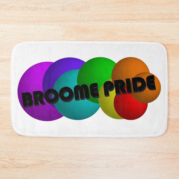 Item preview, Broome Pride Deconstructed 3D Logo Black designed and sold by BroomePride.