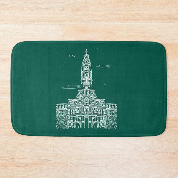 Item preview, City Hall, Philadelphia | White  designed and sold by CreateWandrlust.