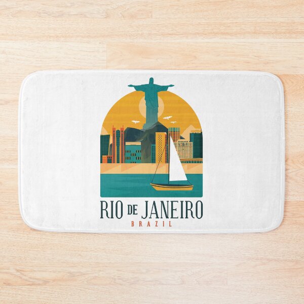 Item preview, RIO DE JANEIRO T-SHIRT Skyline Shirt Design Gift present birthday christmas designed and sold by Timcito.