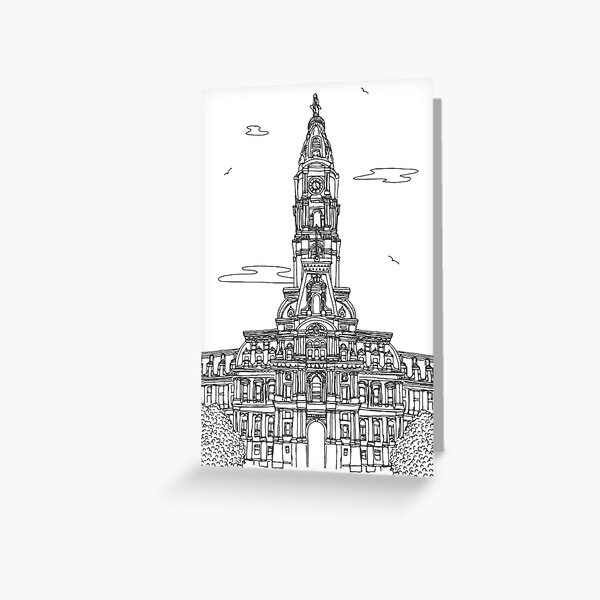 Artikel-Vorschau von Rathaus, Philadelphia | Grau, designt und verkauft von CreateWandrlust.