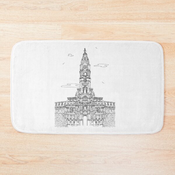 Item preview, City Hall, Philadelphia | Gray designed and sold by CreateWandrlust.