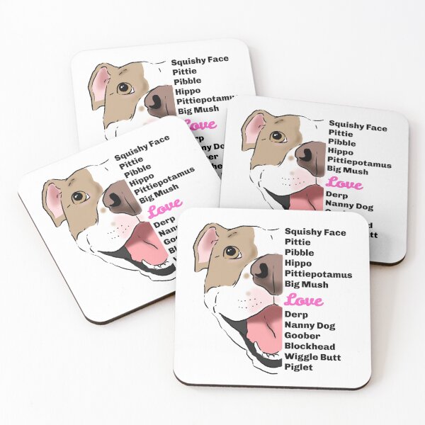 Item preview, Pitbull Nicknames  designed and sold by Furkid Studio.