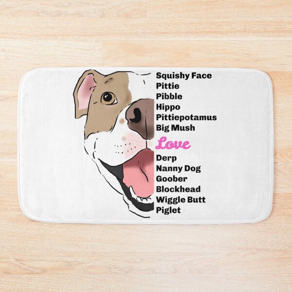 Item preview, Pitbull Nicknames  designed and sold by Furkid Studio.
