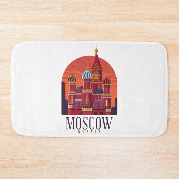 Artikelvorschau, MOSKAU RUSSLAND LANDMARKS T-SHIRT T-SHIRT Skyline Shirt Geschenk entworfen und verkauft von Timcito.
