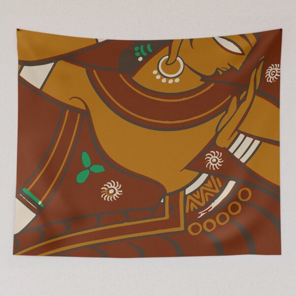 Item preview, Dancing Gopini by Jamini Roy designed and sold by elforzi.