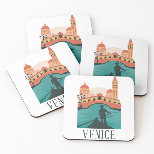 Item preview, VENICE ITALY  LANDMARKS  SKYLINE T-SHIRT Skyline Shirt Design Gift present birthday christmas designed and sold by Timcito.