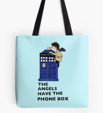 Castiel Has The Phone Box Tote Bag