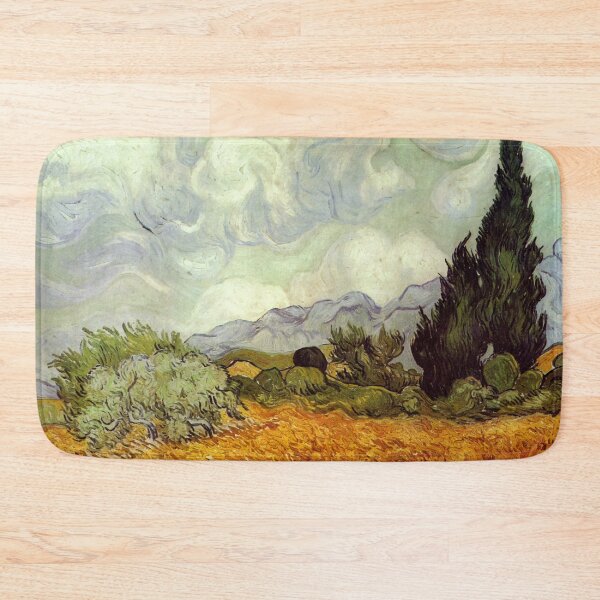 Item preview, Cornfield With Cypresses - Van Gogh - c1889 designed and sold by CrankyOldDude.