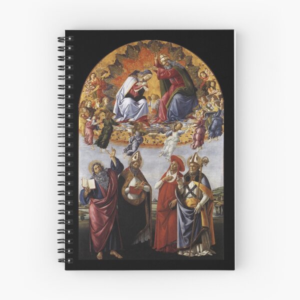 Item preview, Coronation of the Virgin - Botticelli - c1490 designed and sold by CrankyOldDude.