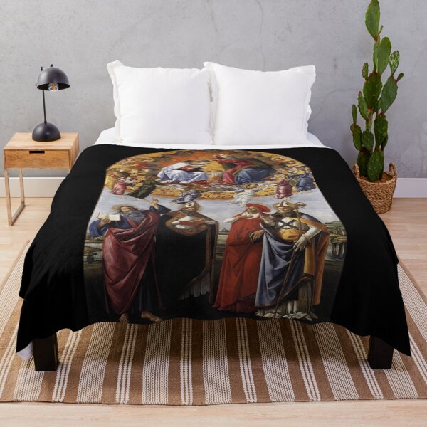 Item preview, Coronation of the Virgin - Botticelli - c1490 designed and sold by CrankyOldDude.