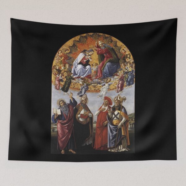 Item preview, Coronation of the Virgin - Botticelli - c1490 designed and sold by CrankyOldDude.