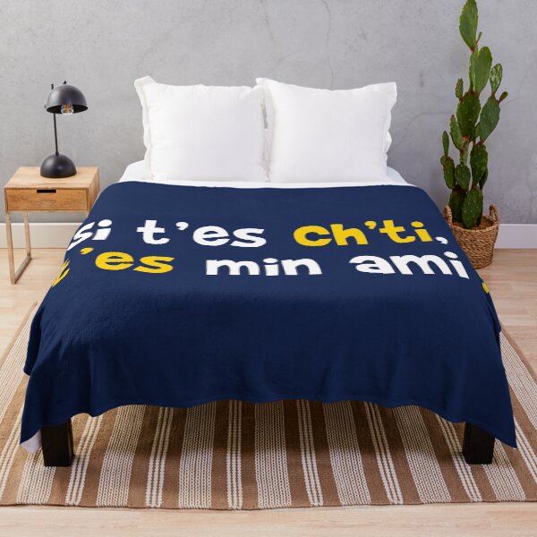 Aperçu de l'œuvre Si t'es Ch'ti, t'es min ami ! créée et vendue par humour-chti.