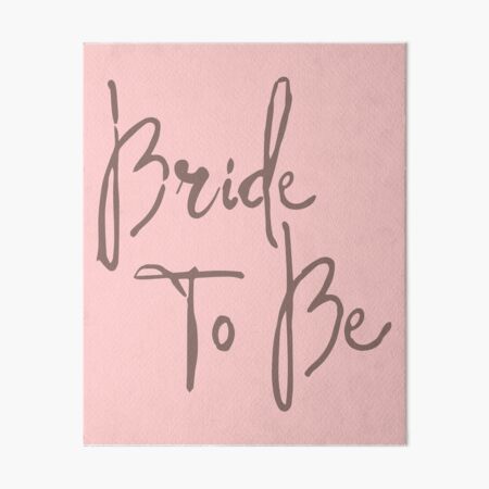 Team Bride - Pink hen party design | Art Board Print