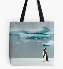 Gentoo on Ice Tote Bag