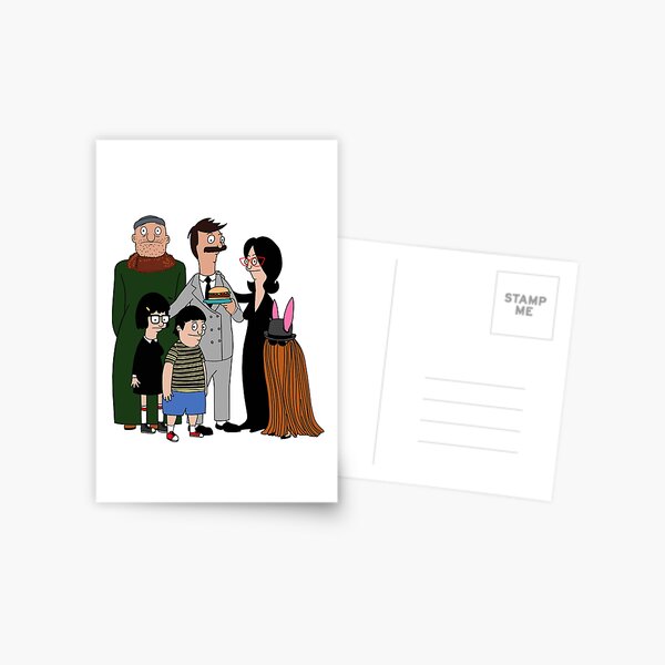 The Belcher family Postcard